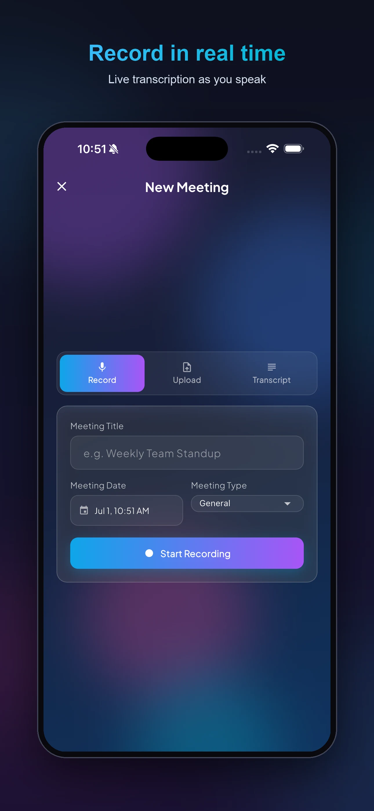 Meet AI: Meeting Assistant screenshot