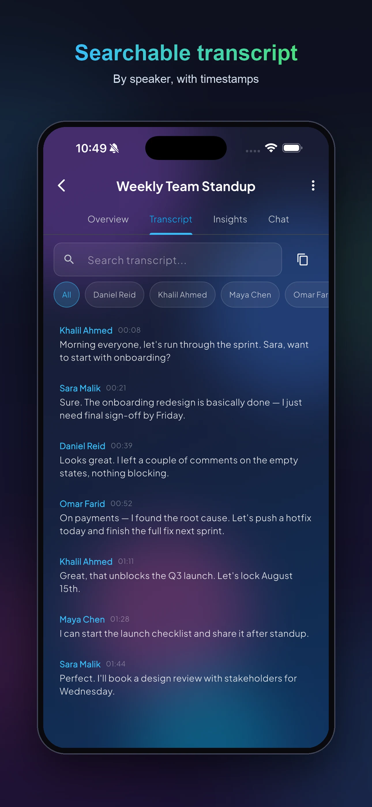Meet AI: Meeting Assistant screenshot