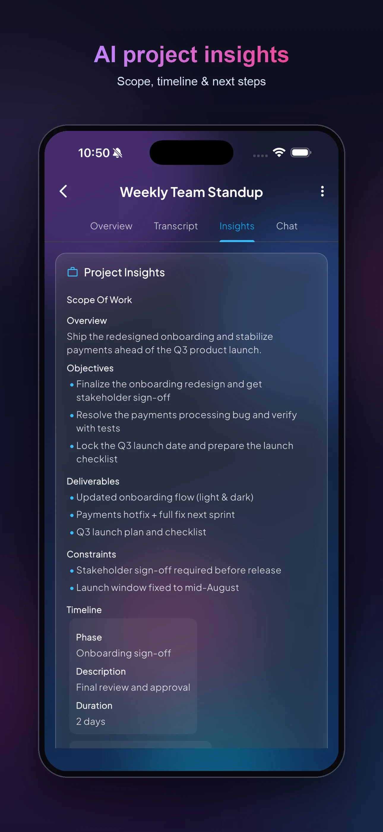 Meet AI: Meeting Assistant screenshot